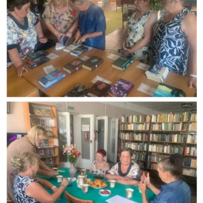 Заседание литературного клуба "Книжные кафе"