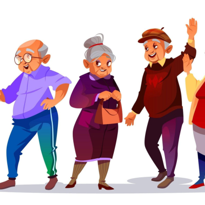 Пожилые люди, сердцем молодые!